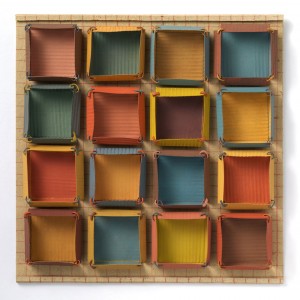 Box Rental: Seed Sort, gouache on cut paper, 11.5 x 11.5 x 1” Artist: Laurene Krasny Brown