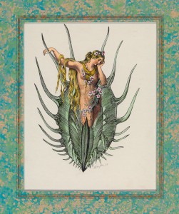 Birth of Venus, collage,  14.5 x 12"