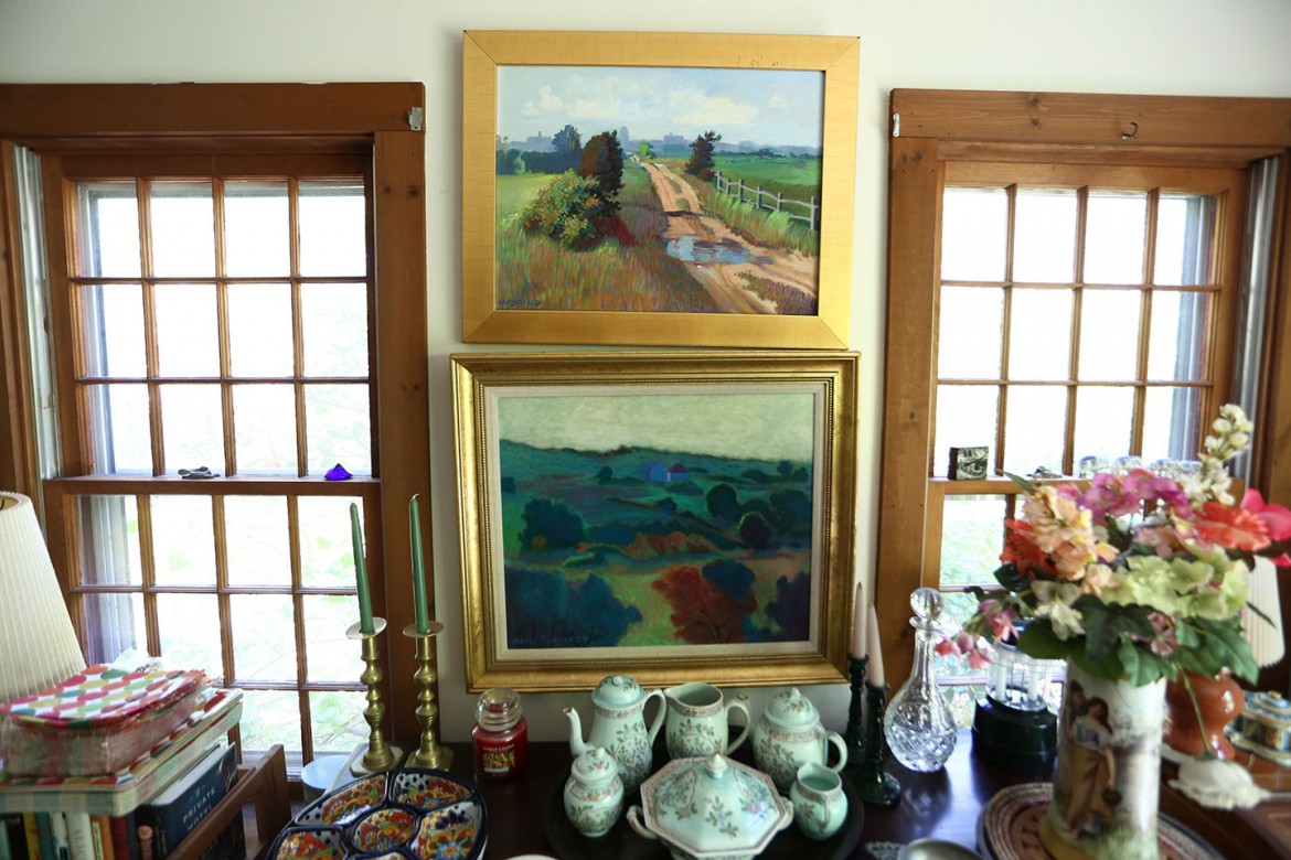 Inside Nancy Furino's Chilmark living room