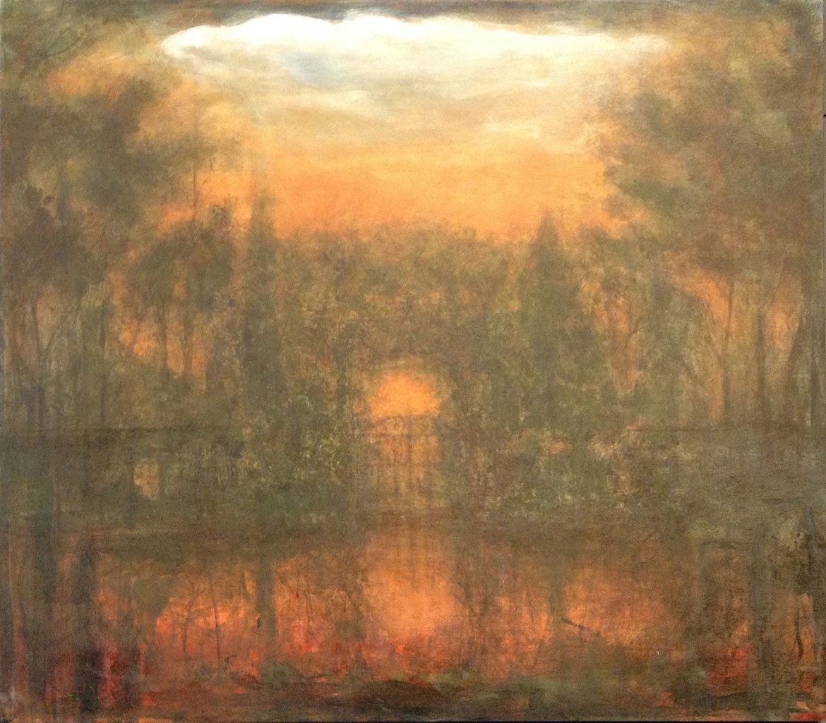 Doug Kent, 'Chilmark Woods' 24x27, oil on birch panel. Courtesy A Gallery. 