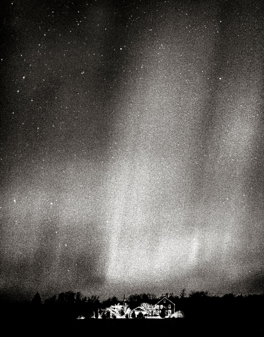 Aurora over Music Street, Martha's vineyard, By Michael Zide