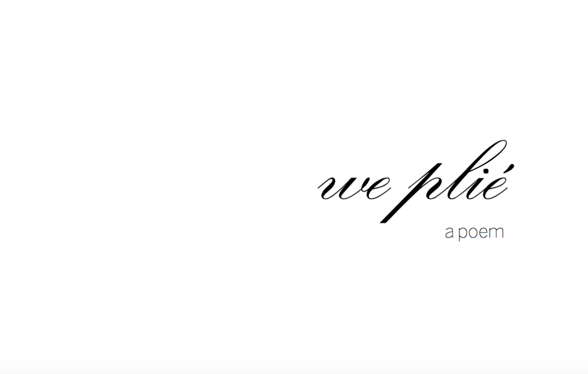 title page of we plie