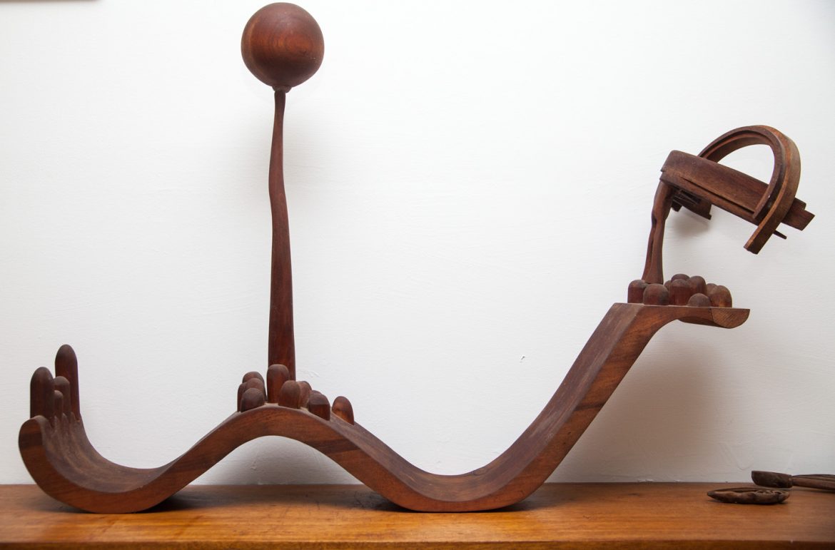 Photos of Mike Ovios's artwork By Sam Moore