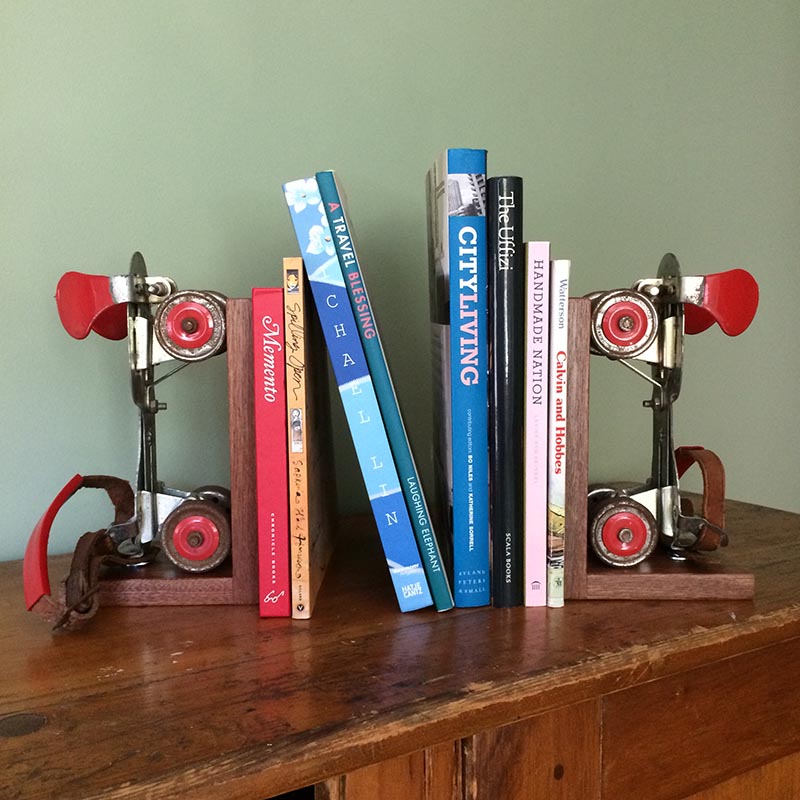 M-C takes old and used items and repurposes them into something useful.