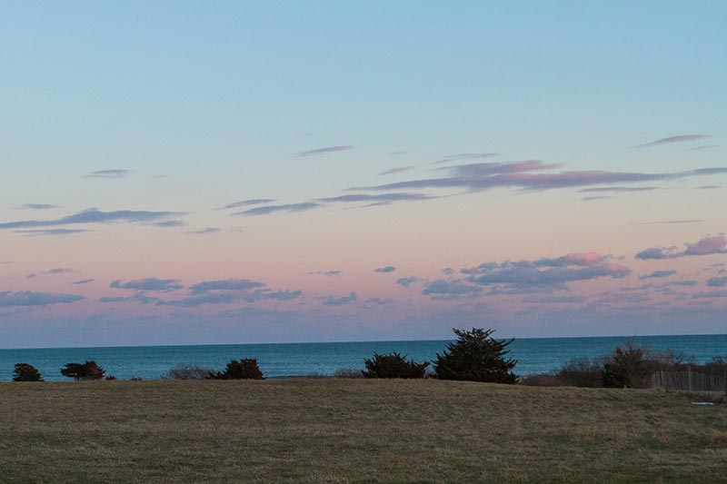 Sunset in Chilmark.