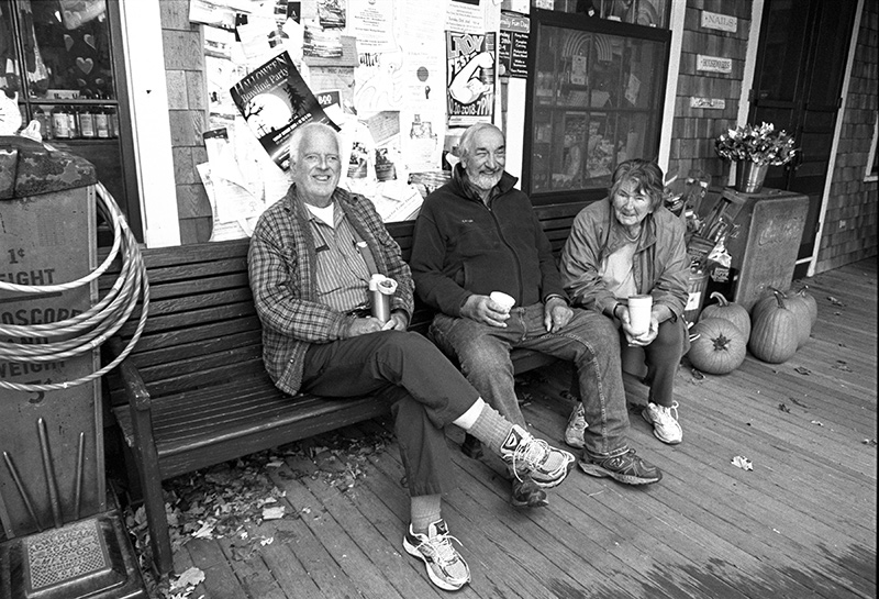 October 20, 2018: Alley’s Store porch.