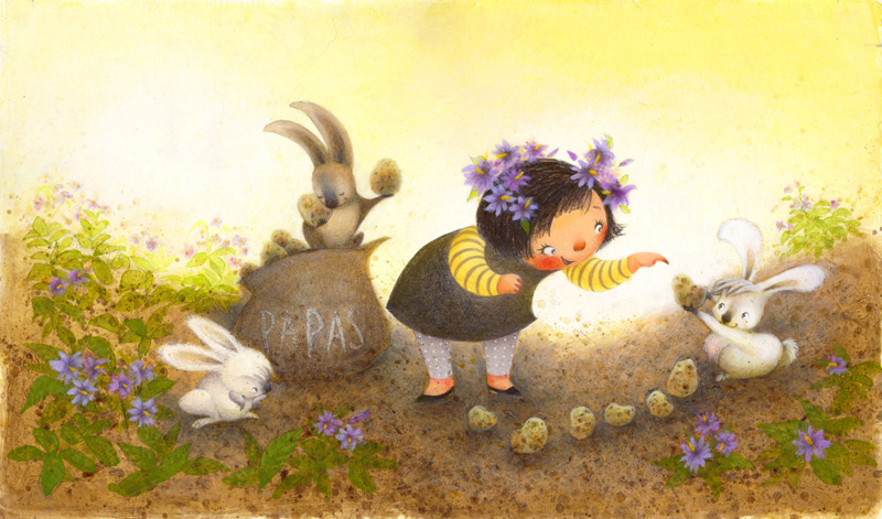 “One Potato, Dos Potatoes,” from “La Madre Goose.”